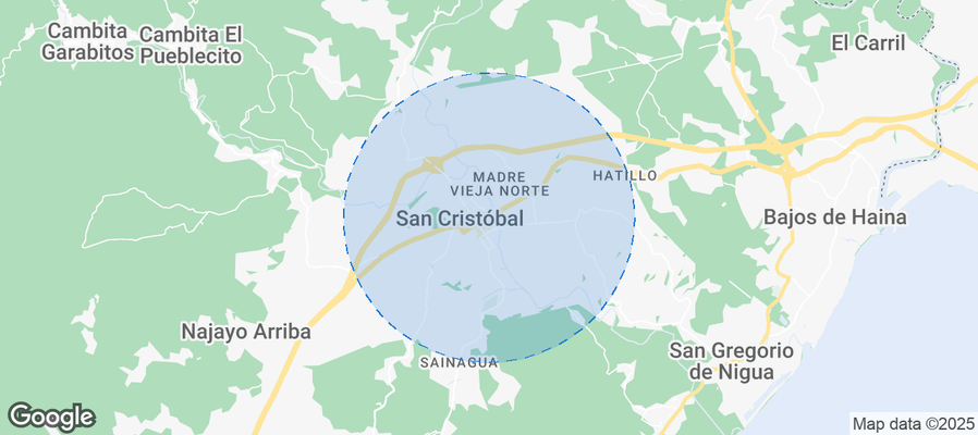 San Cristóbal Airbnb map